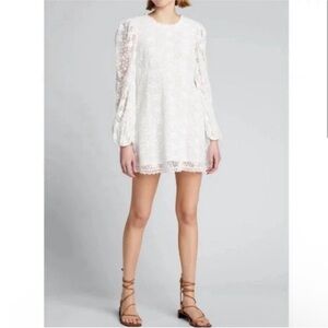 LoveShackFancy Leira Lace long sleeve
Mini Dress NEW